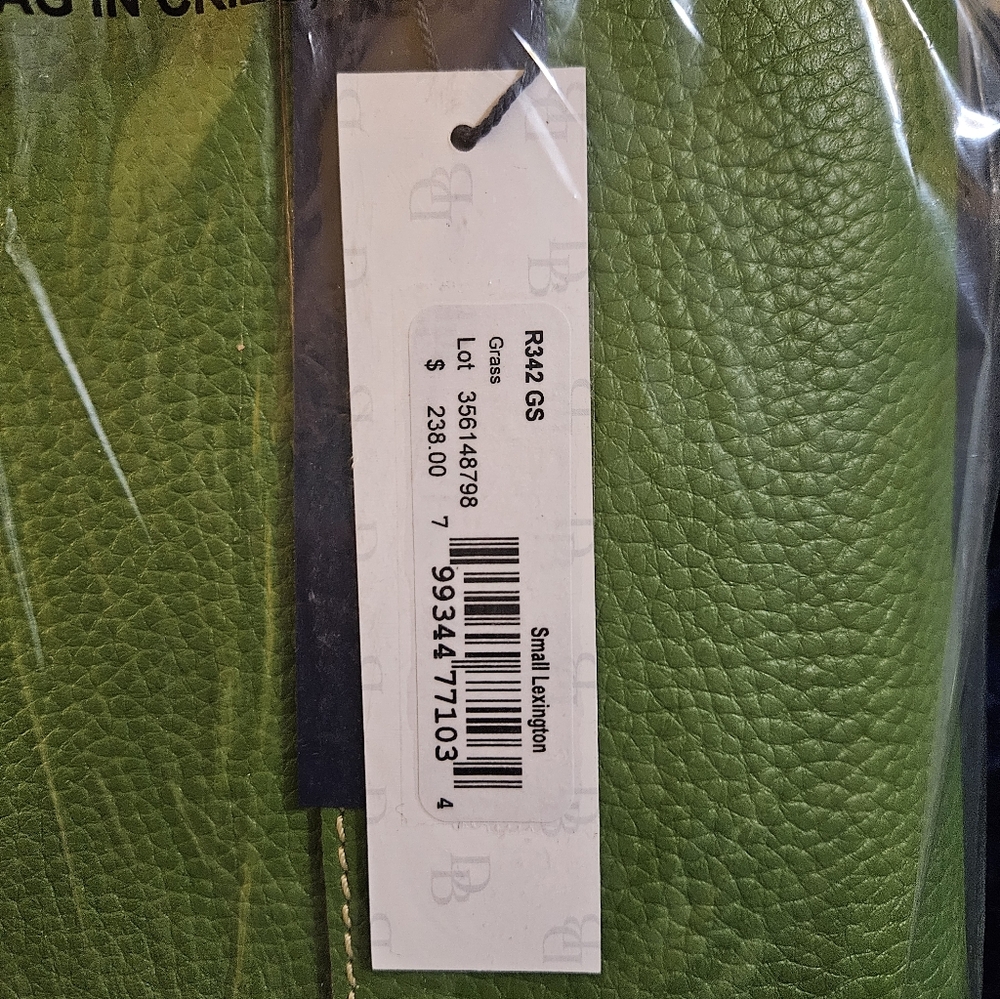 Dooney & Bourke Grass Green Small Lexington Tote - Picture 4 of 5